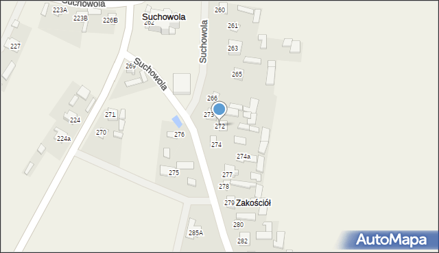 Suchowola, Suchowola, 275a, mapa Suchowola