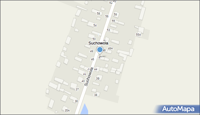 Suchowola, Suchowola, 47, mapa Suchowola