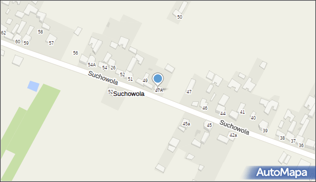 Suchowola, Suchowola, 47A, mapa Suchowola