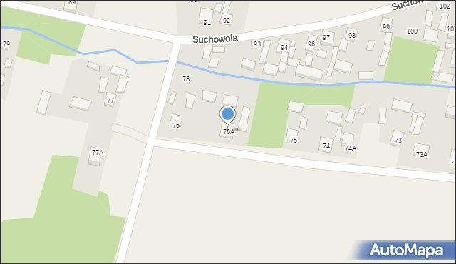 Suchowola, Suchowola, 76A, mapa Suchowola