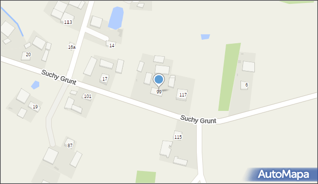 Suchy Grunt, Suchy Grunt, 99, mapa Suchy Grunt