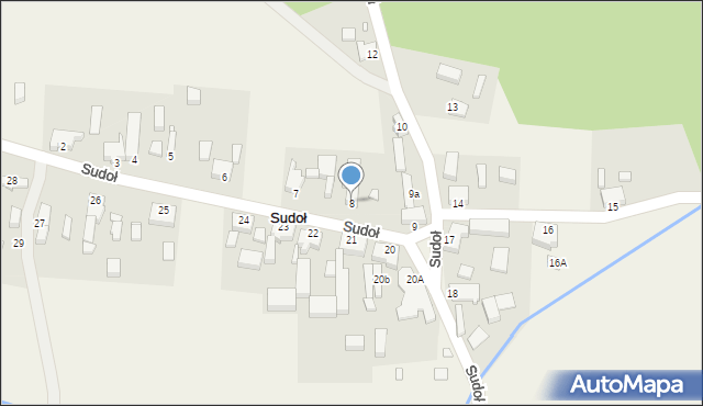 Sudoł, Sudoł, 8, mapa Sudoł