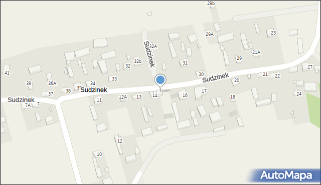 Sudzinek, Sudzinek, 15, mapa Sudzinek