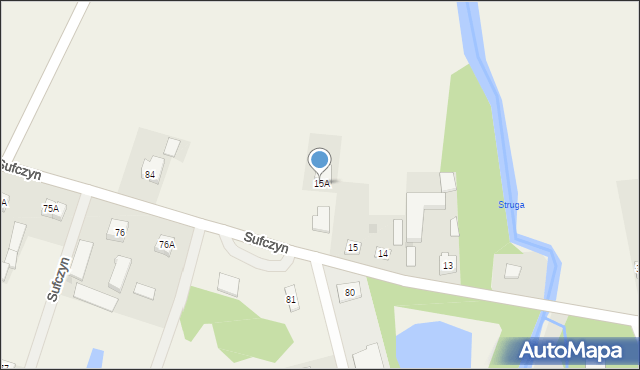 Sufczyn, Sufczyn, 15A, mapa Sufczyn