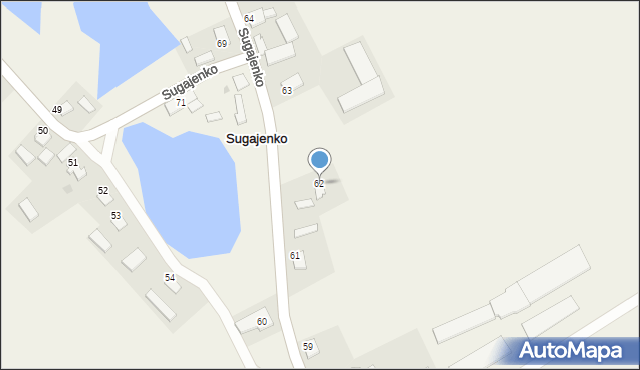 Sugajenko, Sugajenko, 62, mapa Sugajenko