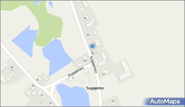 Sugajenko, Sugajenko, 64, mapa Sugajenko