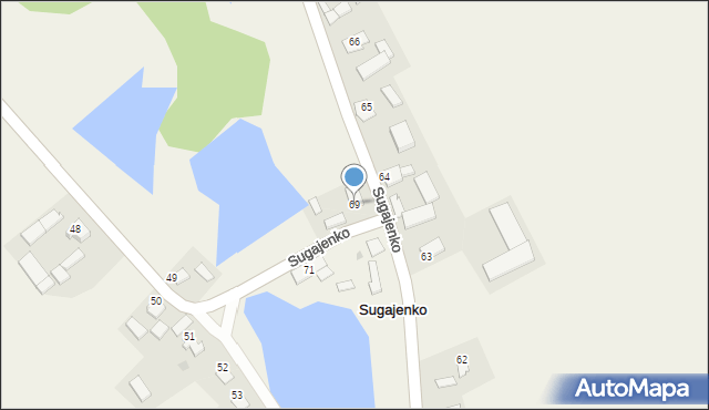 Sugajenko, Sugajenko, 69, mapa Sugajenko