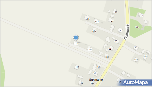 Sukmanie, Sukmanie, 110, mapa Sukmanie