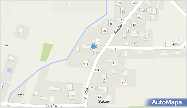 Suków, Suków, 10, mapa Suków