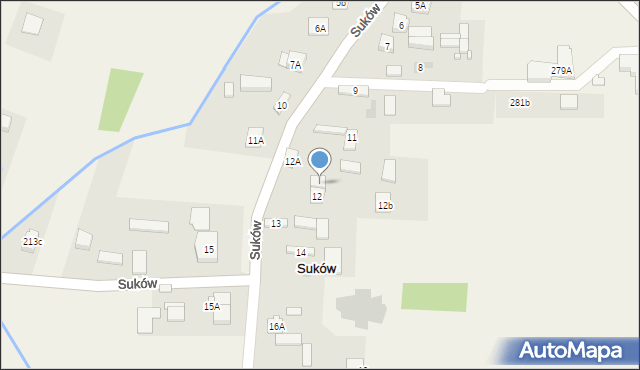 Suków, Suków, 13B, mapa Suków