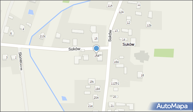 Suków, Suków, 15A, mapa Suków