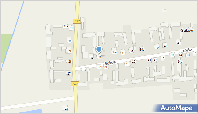 Suków, Suków, 35, mapa Suków