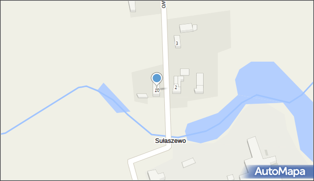 Sułaszewo, Sułaszewo, 10, mapa Sułaszewo