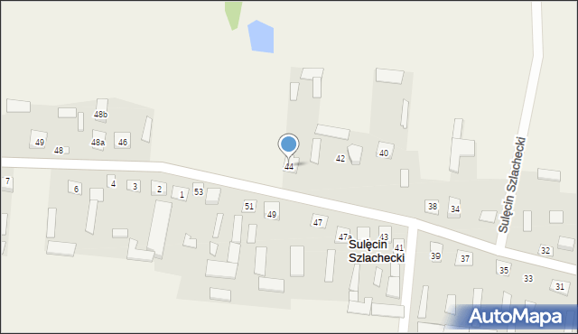 Sulęcin Szlachecki, Sulęcin Szlachecki, 44, mapa Sulęcin Szlachecki