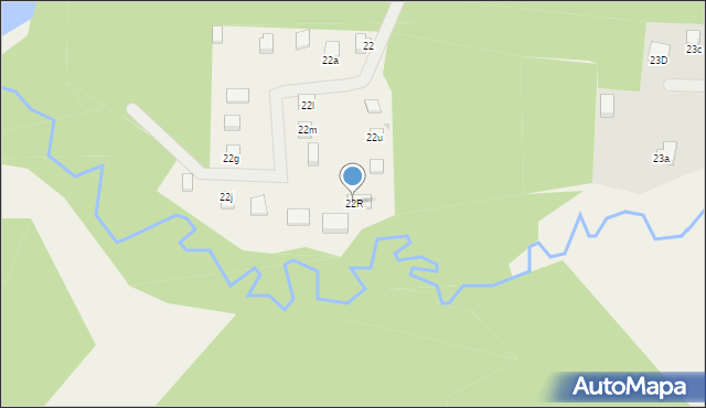 Sulęczyno, Sulęczyno, 22R, mapa Sulęczyno