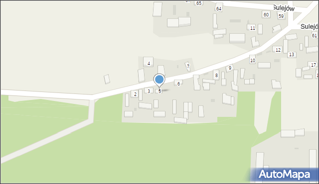 Sulejów, Sulejów, 5, mapa Sulejów