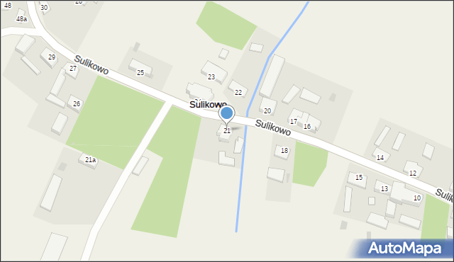 Sulikowo, Sulikowo, 21, mapa Sulikowo