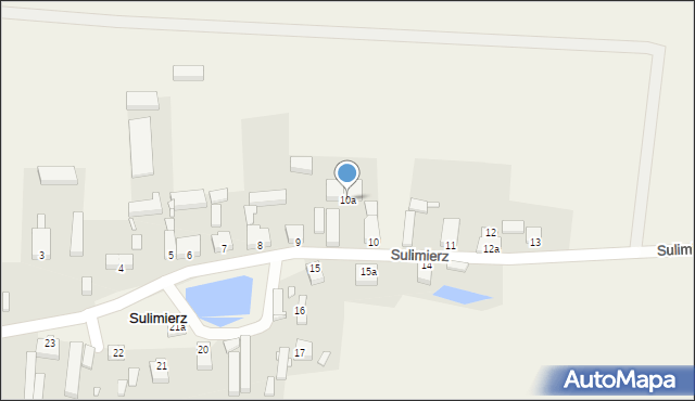 Sulimierz, Sulimierz, 10a, mapa Sulimierz