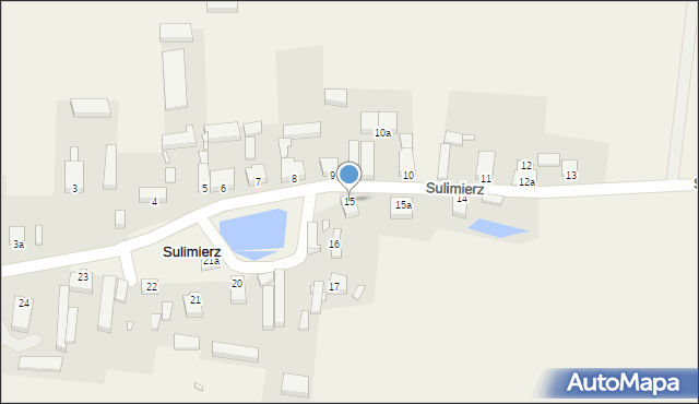 Sulimierz, Sulimierz, 15, mapa Sulimierz