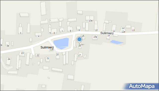 Sulimierz, Sulimierz, 16, mapa Sulimierz