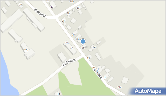Sulimierz, Sulimierz, 25, mapa Sulimierz