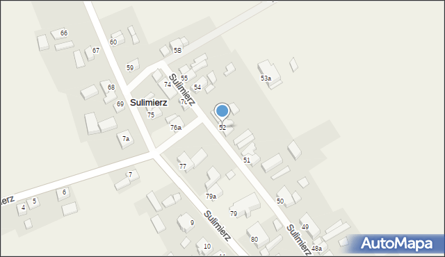 Sulimierz, Sulimierz, 52, mapa Sulimierz