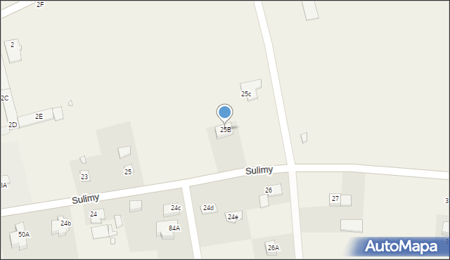Sulimy, Sulimy, 25B, mapa Sulimy