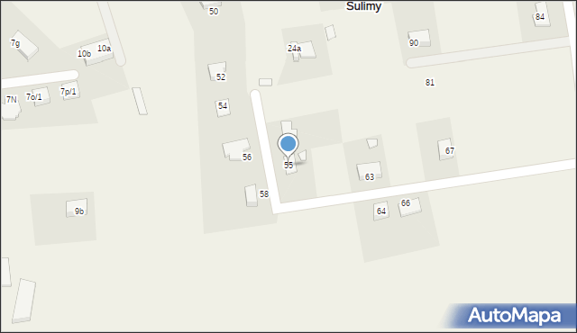 Sulimy, Sulimy, 55, mapa Sulimy