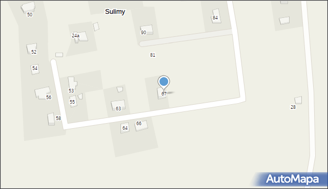 Sulimy, Sulimy, 67, mapa Sulimy