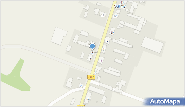 Sulimy, Sulimy, 6, mapa Sulimy