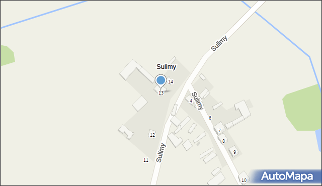 Sulimy, Sulimy, 13, mapa Sulimy