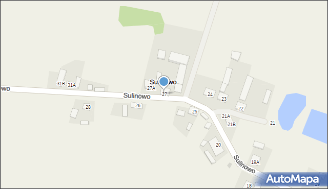 Sulinowo, Sulinowo, 27, mapa Sulinowo