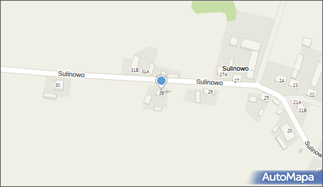 Sulinowo, Sulinowo, 28, mapa Sulinowo