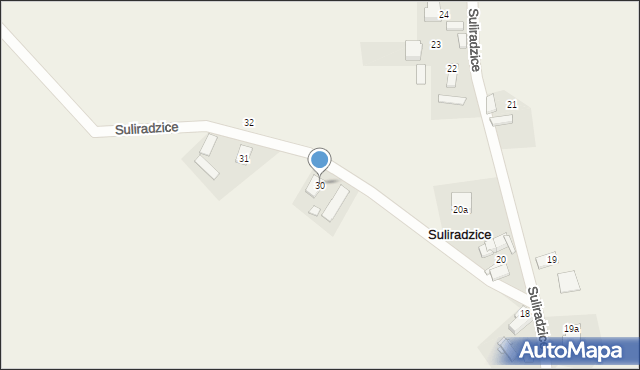 Suliradzice, Suliradzice, 30, mapa Suliradzice