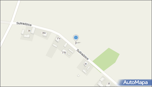 Suliradzice, Suliradzice, 37, mapa Suliradzice