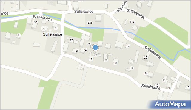 Sulisławice, Sulisławice, 23, mapa Sulisławice