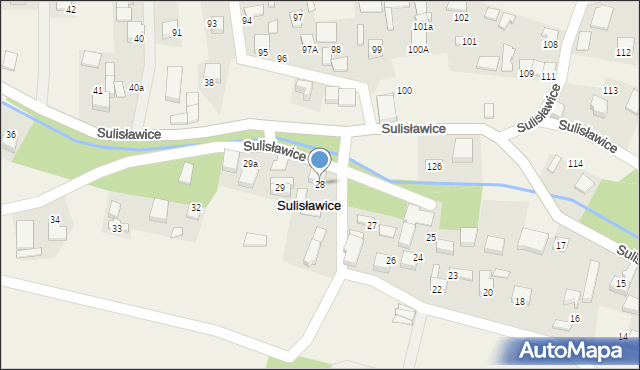 Sulisławice, Sulisławice, 28, mapa Sulisławice