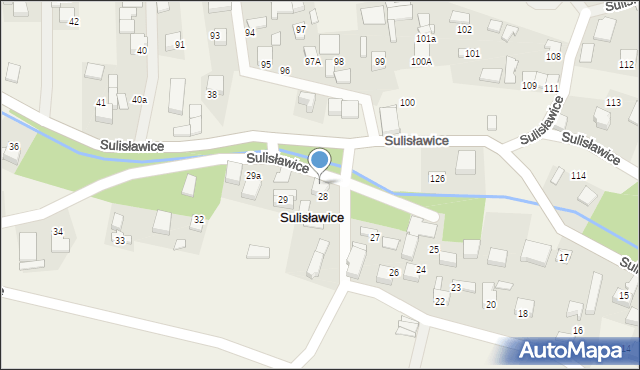 Sulisławice, Sulisławice, 28A, mapa Sulisławice