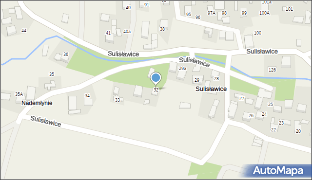 Sulisławice, Sulisławice, 32, mapa Sulisławice