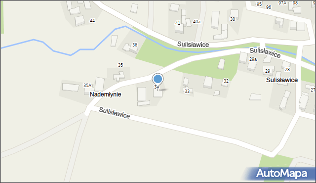 Sulisławice, Sulisławice, 37, mapa Sulisławice