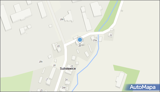 Sulisławice, Sulisławice, 20, mapa Sulisławice