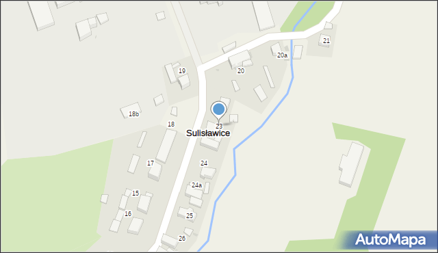 Sulisławice, Sulisławice, 23, mapa Sulisławice