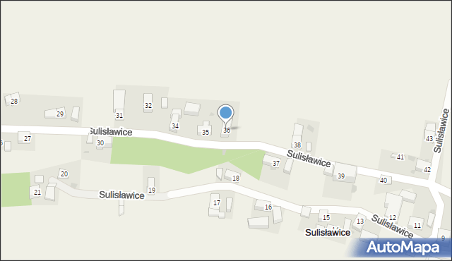 Sulisławice, Sulisławice, 36, mapa Sulisławice