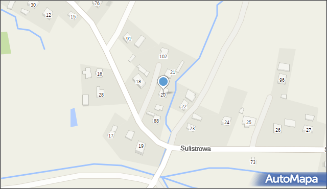 Sulistrowa, Sulistrowa, 20, mapa Sulistrowa