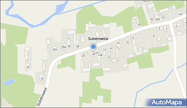 Sulistrowice, Sulistrowice, 14, mapa Sulistrowice