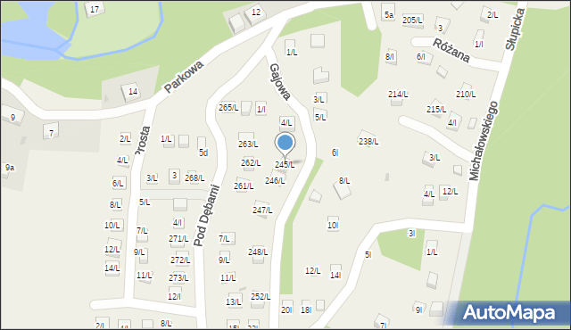 Sulistrowiczki, Sulistrowiczki, 245/L, mapa Sulistrowiczki