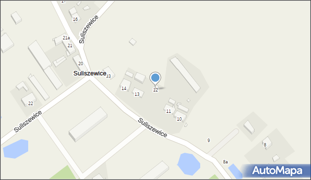 Suliszewice, Suliszewice, 12, mapa Suliszewice