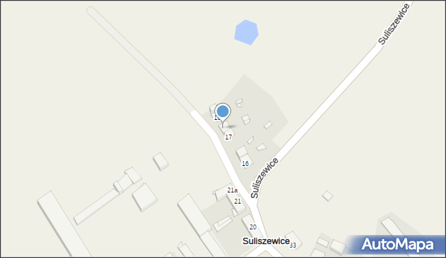 Suliszewice, Suliszewice, 17a, mapa Suliszewice