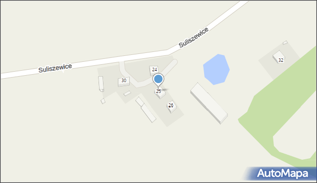 Suliszewice, Suliszewice, 25, mapa Suliszewice