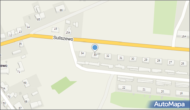Suliszewo, Suliszewo, 33, mapa Suliszewo